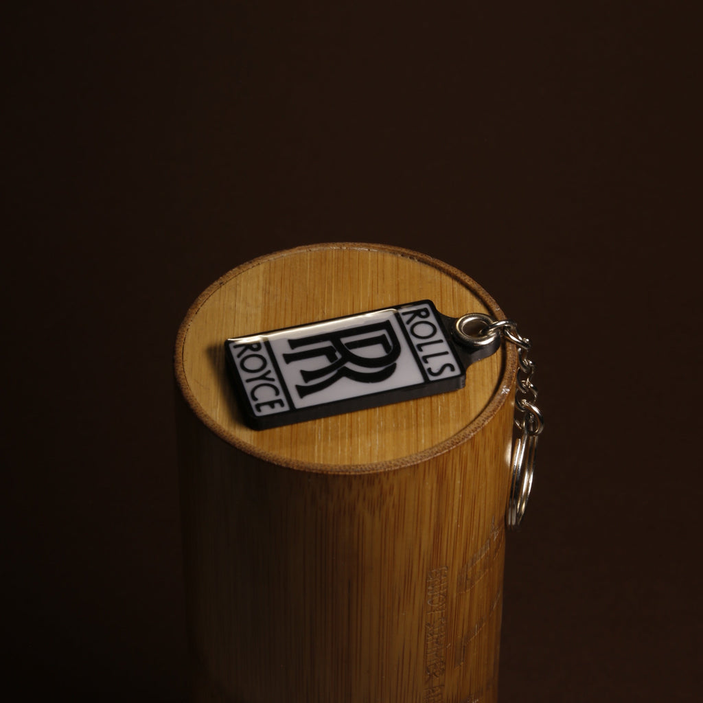 Rolls-Royce Monogram-Schlüsselanhänger | Acryl, 5 cm